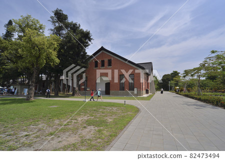 Historical building exterior of Tainan Shanshang Garden Waterway Museum 82473494
