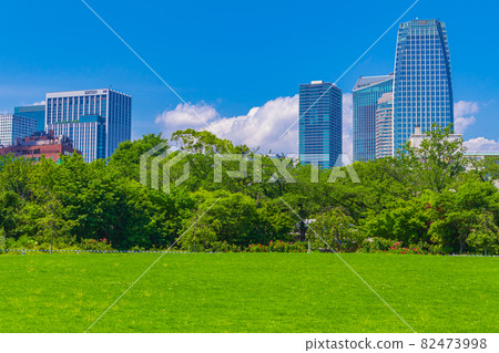 [Tokyo cityscape] Scenery around Shiba Park 82473998