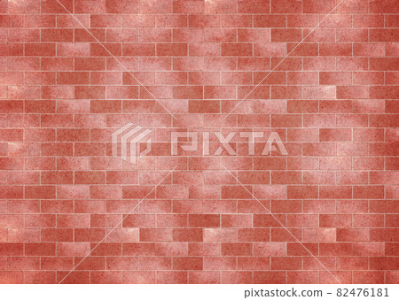 Background material block wall brick red brick 82476181