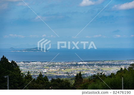 [No. 66 Fudasho] View from the Umpenji Ropeway parking lot [88 places in Shikoku] 82476190