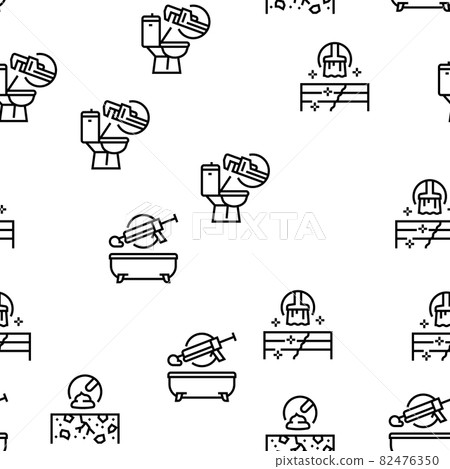 Home Repair Occupation Vector Seamless Pattern Home Repair Occupation Vector Seamless Pattern 82476350