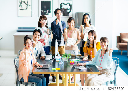Young office staff 82478201