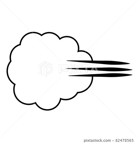 Cloud of gases farting flatulence, a sign of the release of gases 82478565