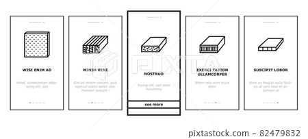 Timber Wood Industrial Production Onboarding Icons Set Vector Timber Wood Industrial Production Onboarding Icons Set Vector 82479832