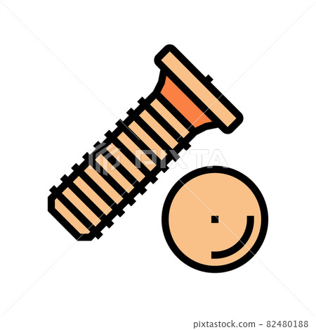 weld screw color icon vector illustration weld screw color icon vector illustration 82480188