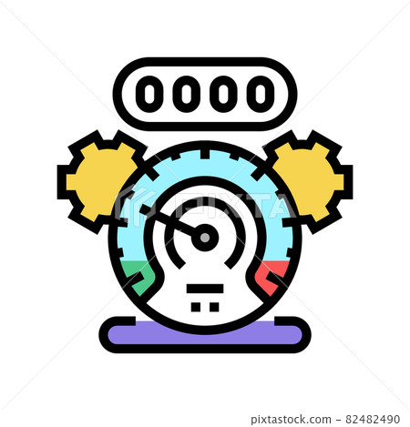 mileage rollback color icon vector illustration mileage rollback color icon vector illustration 82482490