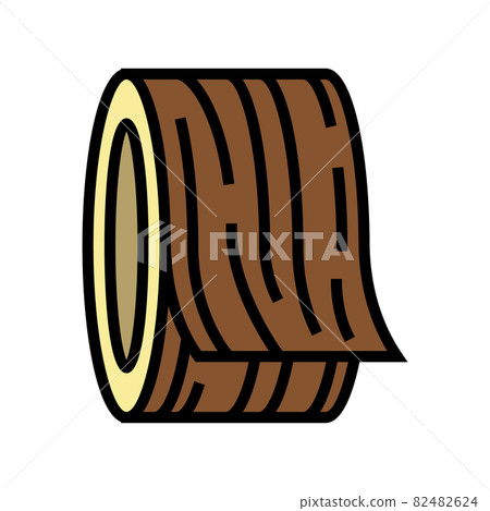 veneers wooden color icon vector illustration veneers wooden color icon vector illustration 82482624