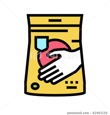 powder for hand washing color icon vector illustration 82483158