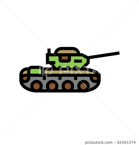tank machine color icon vector illustration tank machine color icon vector illustration 82483374