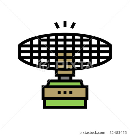 radar equipment color icon vector illustration radar equipment color icon vector illustration 82483453