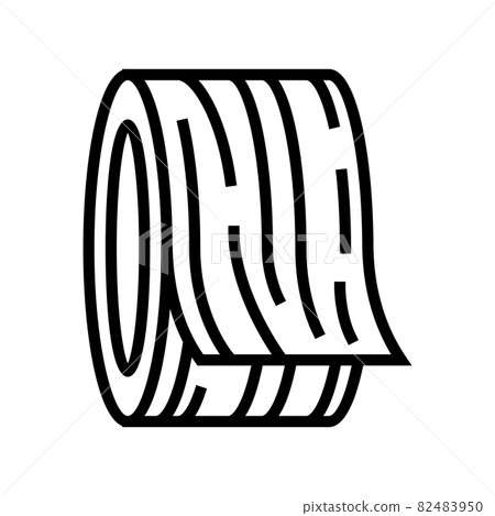 veneers wooden line icon vector illustration veneers wooden line icon vector illustration 82483950