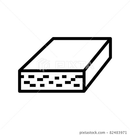 chip board line icon vector illustration chip board line icon vector illustration 82483971