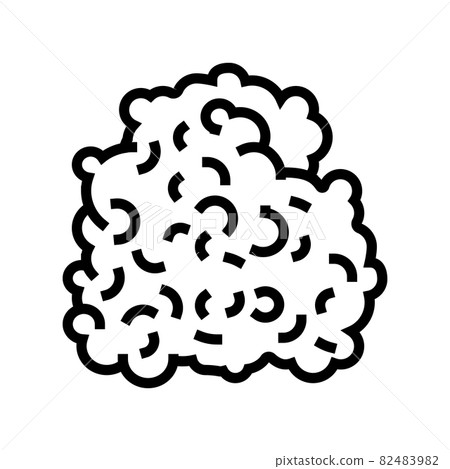 paper pulp line icon vector illustration paper pulp line icon vector illustration 82483982