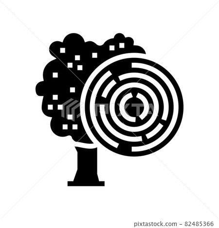 rose wood glyph icon vector illustration 82485366