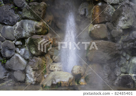 Japan's No. 1 hot spring prefecture, Oita prefecture's popular tourist spot, Beppu hell tour, Ryumaki hell 82485401