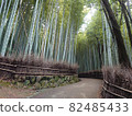 Kyoto Arashiyama bamboo forest small diameter 82485433