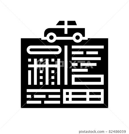 car service history glyph icon vector illustration car service history glyph icon vector illustration 82486039