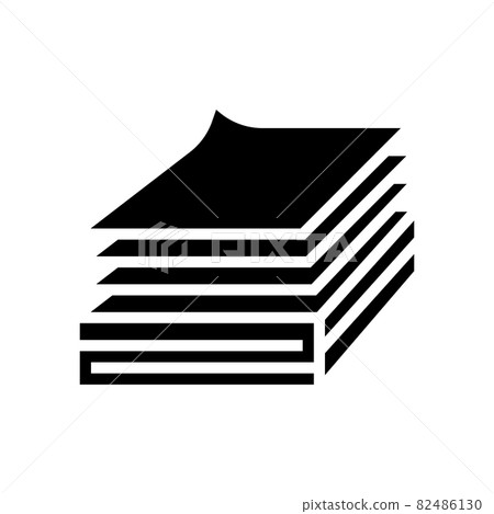 paper list wood production glyph icon vector illustration paper list wood production glyph icon vector illustration 82486130