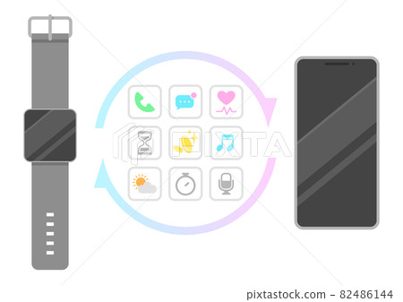 Smart watch smartphone interlocking 82486144