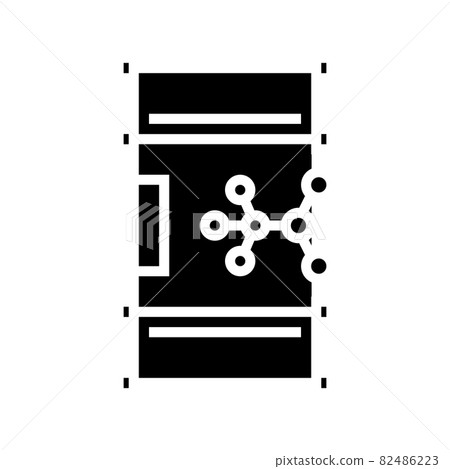methanol gas station glyph icon vector illustration methanol gas station glyph icon vector illustration 82486223