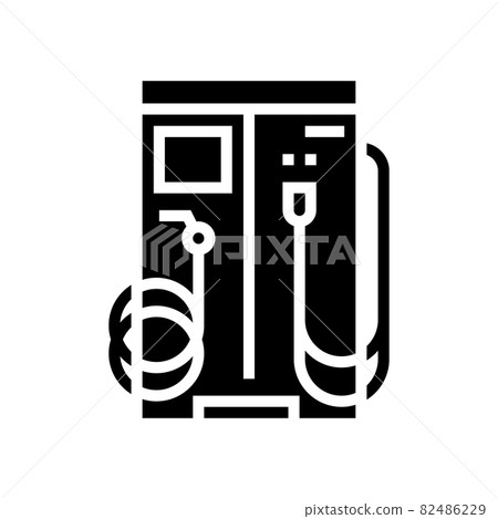 vacuum cleaner and water for wash car station equipment glyph icon vector illustration vacuum cleaner and water for wash car station equipment glyph icon vector illustration 82486229