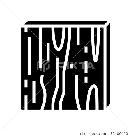 plywood timber glyph icon vector illustration plywood timber glyph icon vector illustration 82486490