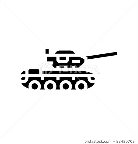 tank machine glyph icon vector illustration 82486702