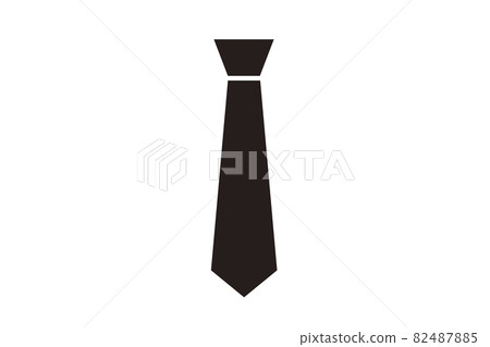 Tie icon. Illustration of a simple tie. 82487885