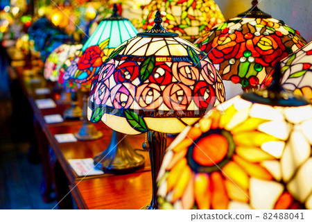 Stained glass lamp 82488041