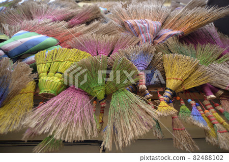 Handcrafted broom decorations Handcrafted broom decorations 82488102