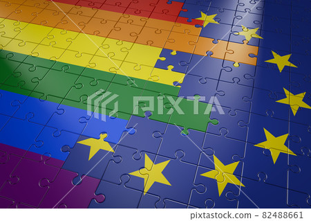 Puzzle LGBT and EU 82488661