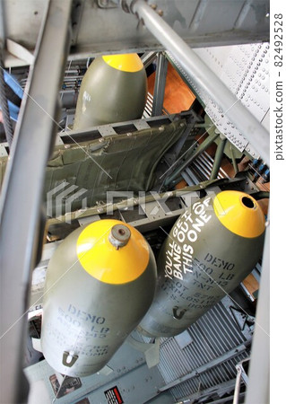 Bombs loaded on fighter planes Bombs loaded on fighter planes 82492528