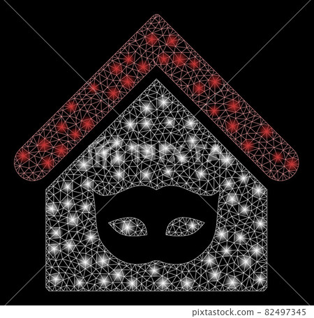 Flare Mesh 2D Private Party House with Flare Spots Flare Mesh 2D Private Party House with Flare Spots 82497345