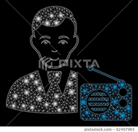 Flare Mesh 2D Radio Dictor with Flare Spots Flare Mesh 2D Radio Dictor with Flare Spots 82497965