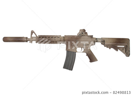 Special forces rifle M4 with suppressor Special forces rifle M4 with suppressor 82498813