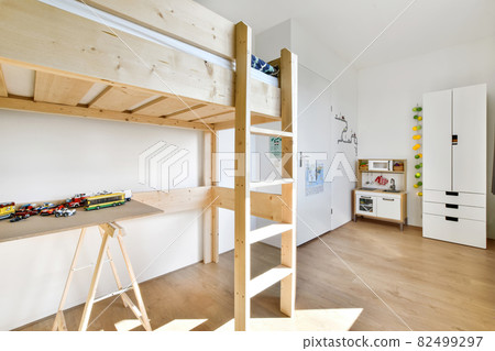 Bright interior design of a luxury house 82499297