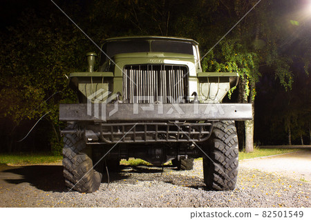 URAL russian soviet army truck. High quality photo 82501549