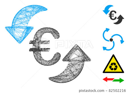 Net Euro Update Arrows Vector Mesh Net Euro Update Arrows Vector Mesh 82502216