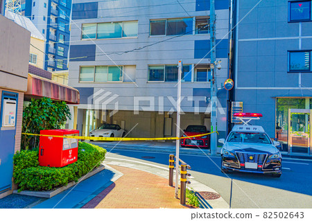 [Image material] Incident scene 82502643