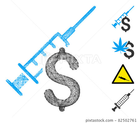 Network Narcotic Business Vector Mesh 82502761