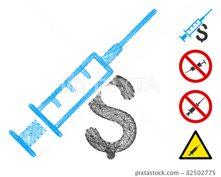Net Narcotic Business Vector Mesh 82502775
