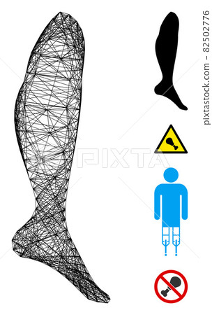 Network Leg Vector Mesh 82502776