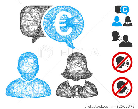 Net Euro Chat Vector Mesh Net Euro Chat Vector Mesh 82503375
