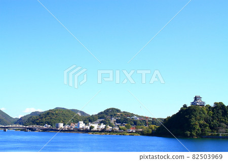 犬山市的風景、國寶犬山城和木曾川 犬山市的風景、國寶犬山城和木曾川 82503969
