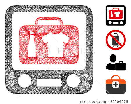 Net Baggage Xray Screening Vector Mesh Net Baggage Xray Screening Vector Mesh 82504976