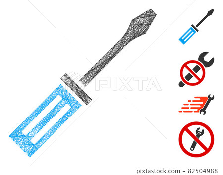 Net Screwdriver Vector Mesh 82504988