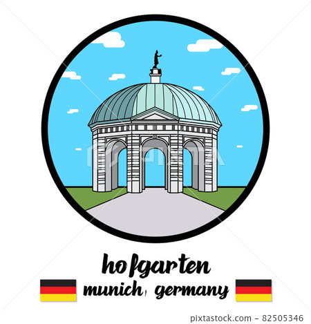Circle icon Hofgarten. vector illustration Circle icon Hofgarten. vector illustration 82505346