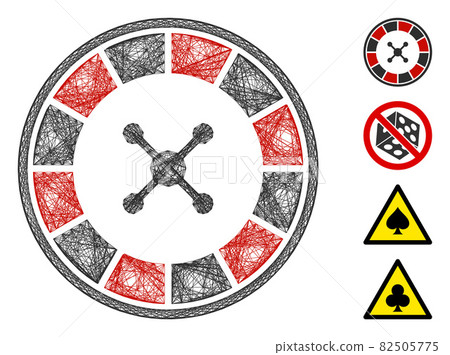 Linear Roulette Vector Mesh - Stock Illustration [82505775] - PIXTA