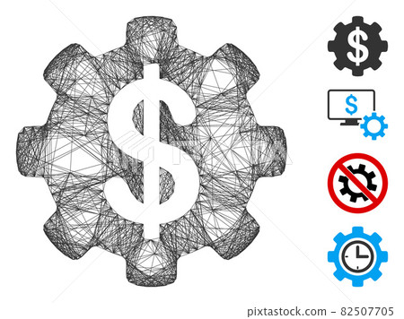 Hatched Payment Options Gear Vector Mesh Hatched Payment Options Gear Vector Mesh 82507705