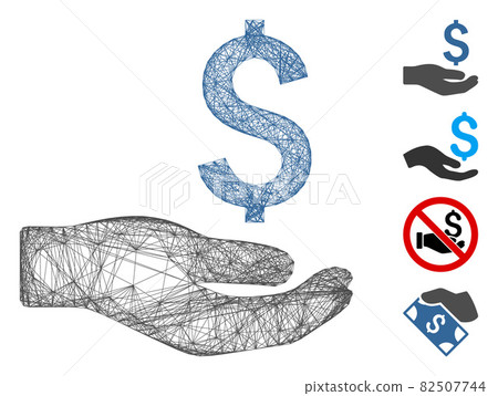 Hatched Financial Donation Vector Mesh Hatched Financial Donation Vector Mesh 82507744